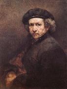 Rembrandt Harmensz Van Rijn Self-Portrait oil on canvas